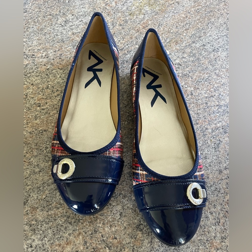Anne Klein Sport Navy Flats